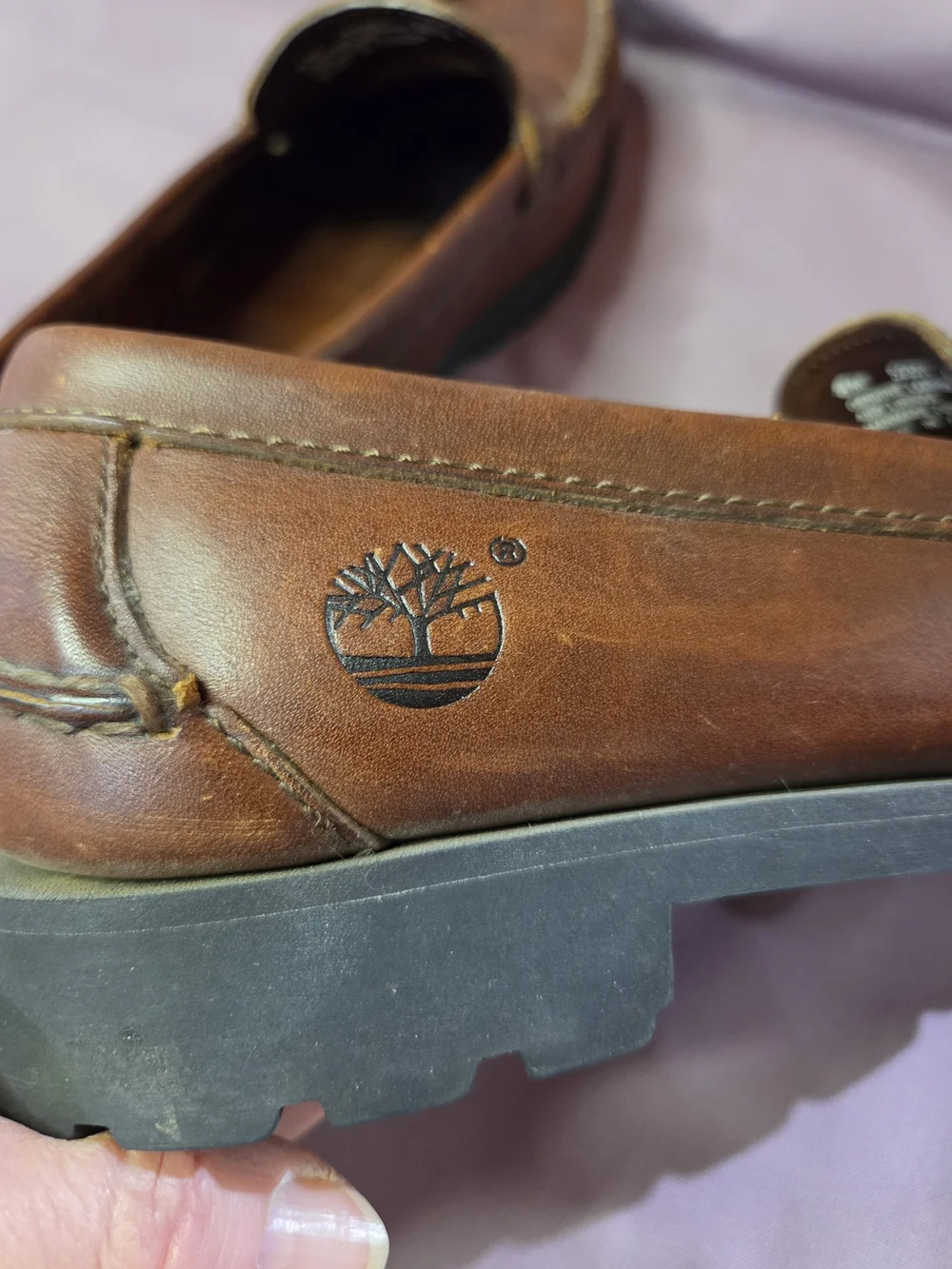 Timberland Mens Sz 8 Moccasin Toe Casual Loafers